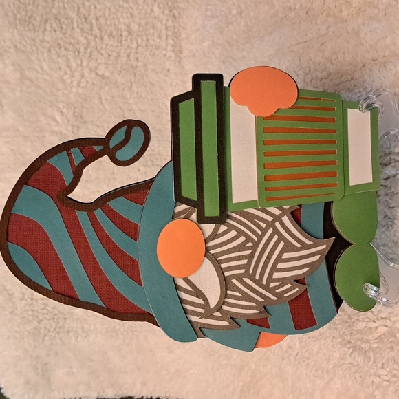 Handcrafted Gnome Set with Stands - Picture 2 of 3